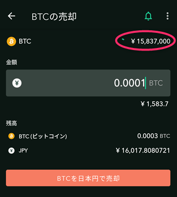 CC̔BTC̔píA̎15,837,000~
